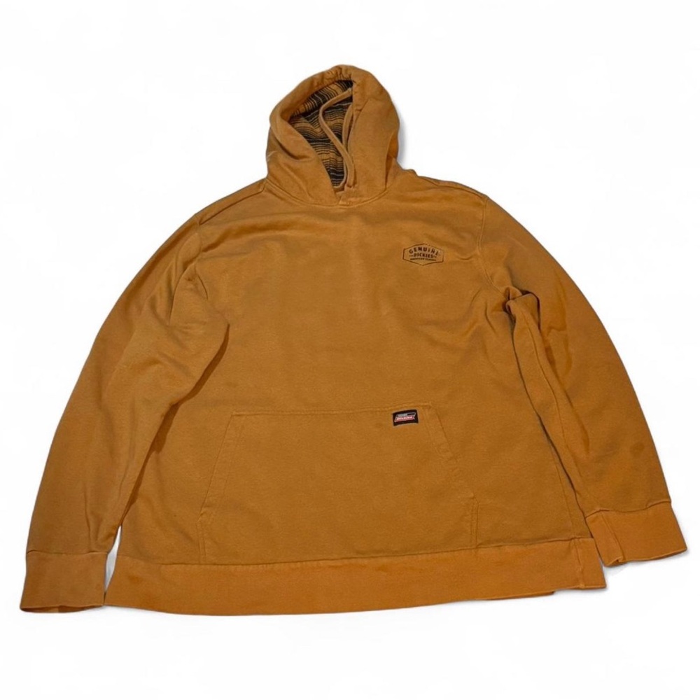 Dickies Genuine Hooded Sweatshirt in Mustard Brown